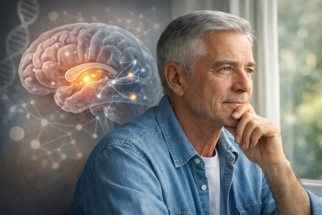 why memory changes after 50 in the aging brain